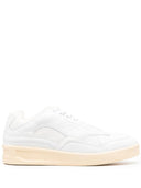 Jil Sander Logo Leather Sneakers