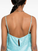 Forte Forte Micro Damier Strappy Top