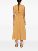 Forte Forte Stretch Crepe Cady Midi Dress