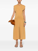 Forte Forte Stretch Crepe Cady Midi Dress