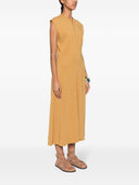 Forte Forte Stretch Crepe Cady Midi Dress