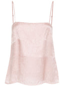 Forte Forte Micro Damier Strappy Top