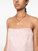 Forte Forte Micro Damier Strappy Top