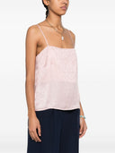 Forte Forte Micro Damier Strappy Top
