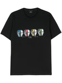 Paul Smith står over for print bomuld t -shirt
