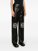 Loewe Anagram Baggy Leather Trousers