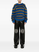 Loewe Anagram Baggy Leather Trousers