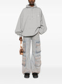 Vetements Logo Cotton Blend Hoodie