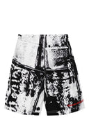 Alexander Mc Queen Printed Swim Shorts
