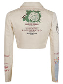Marine Serre Cotton Short Jacket