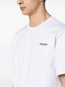 Alexander Mc Queen Logo Cotton T Shirt