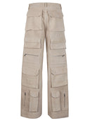 Fermas.Club Suede Cargo Trousers