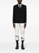 Alexander Mc Queen Printed Denim Jeans