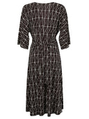 Siyu V Necked Midi Dress