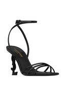 Saint Laurent Opyum Lederferse Sandalen