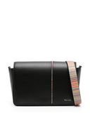 Paul Smith Signature Stripe Leather Crossbody Bag