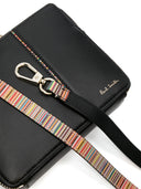 Paul Smith Signature Stripe Leather Crossbody Bag