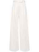 Max Mara Wide Leg Cotton Blend Trousers