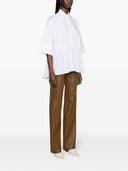 Chaqueta de túnica de algodón de max mara