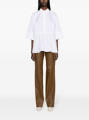 Chaqueta de túnica de algodón de max mara