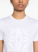 Maglietta di cotone max mara logo