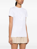 Maglietta di cotone max mara logo