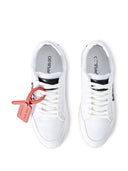 Off White Low Vulcanized Canvas Sneakers