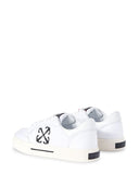 Off White Low Vulcanized Canvas Sneakers