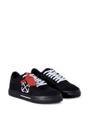 Off White Low Vulcanized Canvas Sneakers