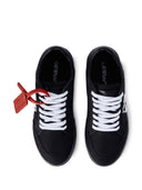 Off White Low Vulcanized Canvas Sneakers