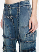Off White Cargo Denim Jeans