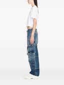 Off White Cargo Denim Jeans