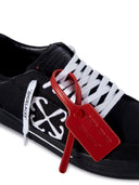 Off White Low Vulcanized Canvas Sneakers