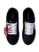 Off White Low Vulcanized Canvas Sneakers
