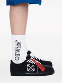 Off White Low Vulcanized Canvas Sneakers