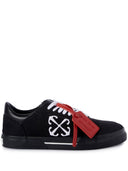 Off White Low Vulcanized Canvas Sneakers