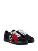 Off White Low Vulcanized Canvas Sneakers