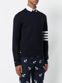 Thom Browne 4 Bar Cotton Sweater