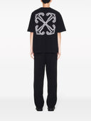 Off White Logo Cotton T Shirt