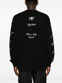 Off White Logo Cotton Sweatshirt