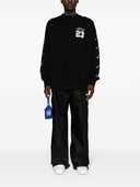 Off White Logo Cotton Sweatshirt