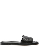 Alexander Mc Queen Seal Leather Flat Sandals