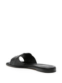 Alexander Mc Queen Seal Leather Flat Sandals