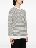 Emporio Armani Allover Logo Wool Jumper