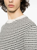 Emporio Armani Allover Logo Wool Jumper