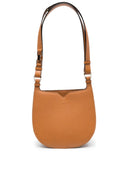 Valextra Small Leather Hobo Bag