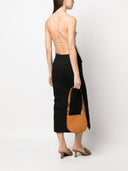 Valextra Small Leather Hobo Bag