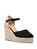Castaner Bianca Raffia Wedge Espadrilles
