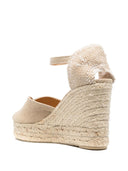 Castaner Bianca Raffia Wedge Apartrilles
