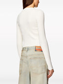 T-shirt à manches longues du logo diesel